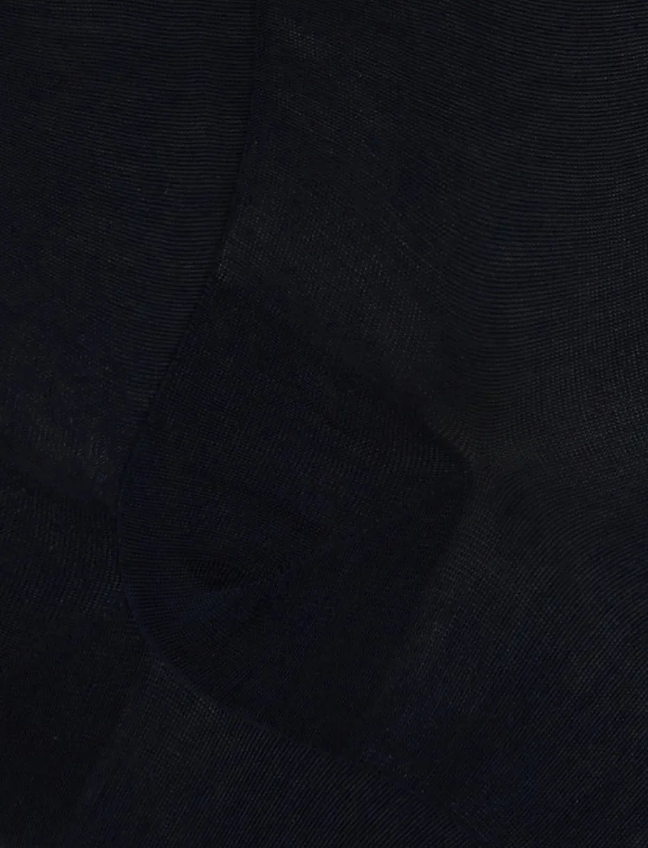Calza Tinta Unita Gallo Blu da Uomo