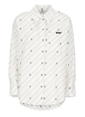  Elisabetta Franchi Camicia con logo 